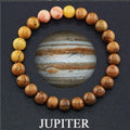 Jupiter Guard planet gemstone bracelet with tiger eye and golden accents by Velastrand